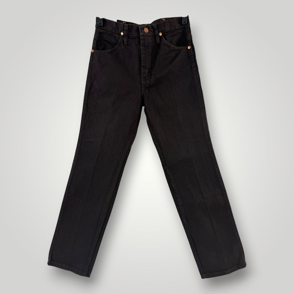 Wrangler 936KCL Cowboy Cut Slim Fit Jeans Brown Cotton Denim 28x30 NWT